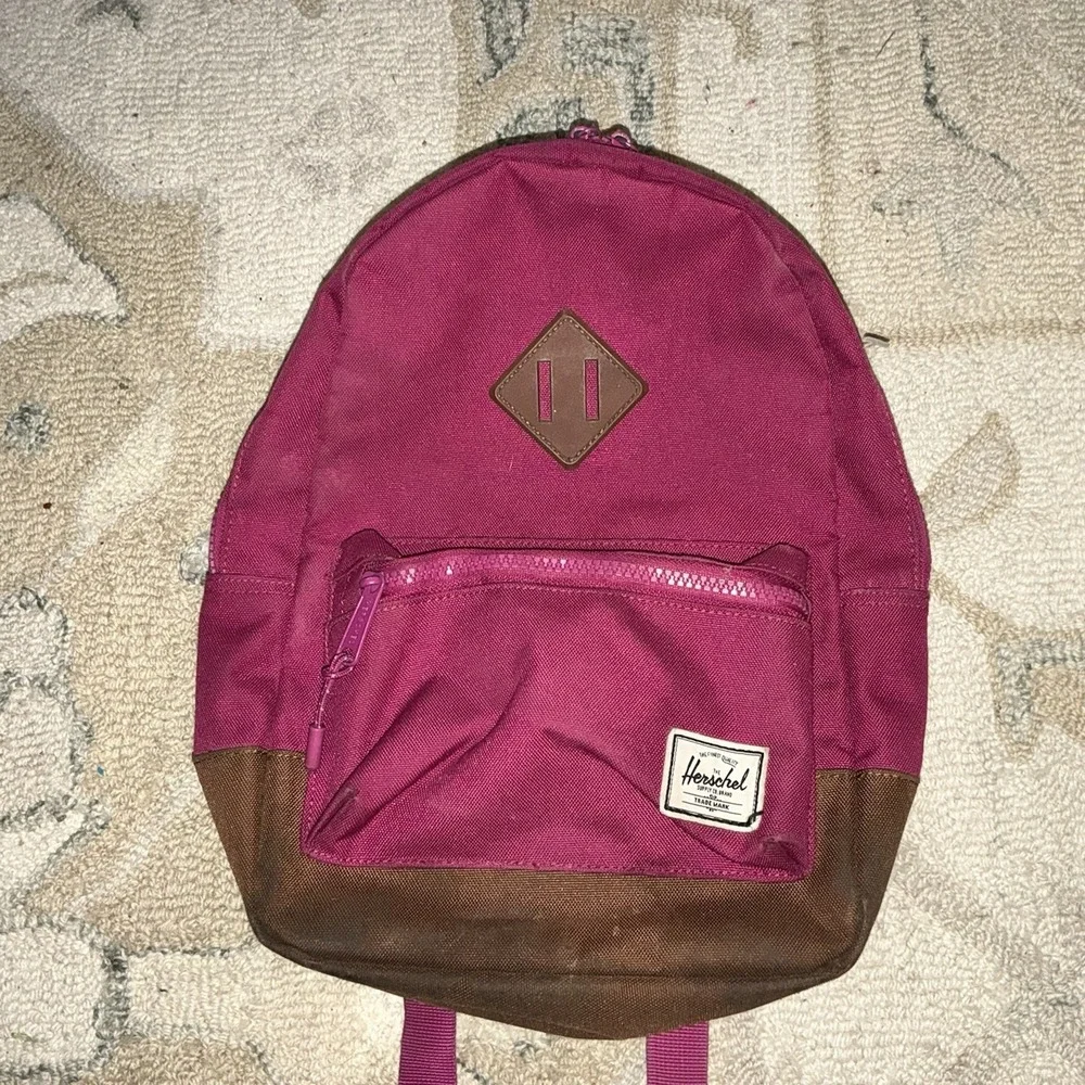 Herschel Pink Purple Backpack‎ Rucksack Sports School Small Mini